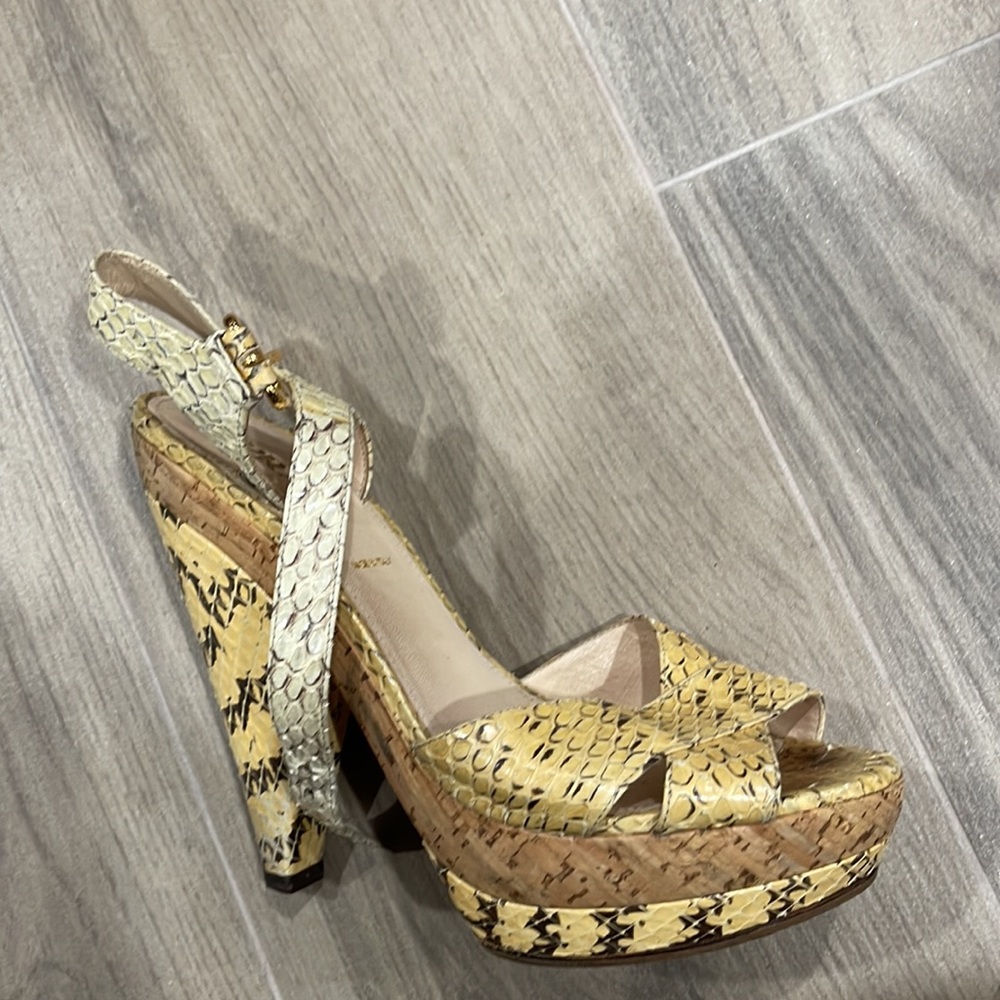 Prada Python Sandals Size 37 - image 5